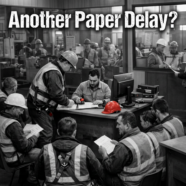 Plant shutdown — permit queue and night shift