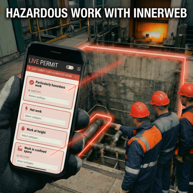 Live Permit for particularly hazardous work