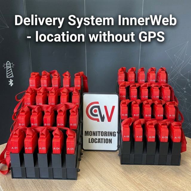InnerWeb Delivery System — BLE monitoring without GPS